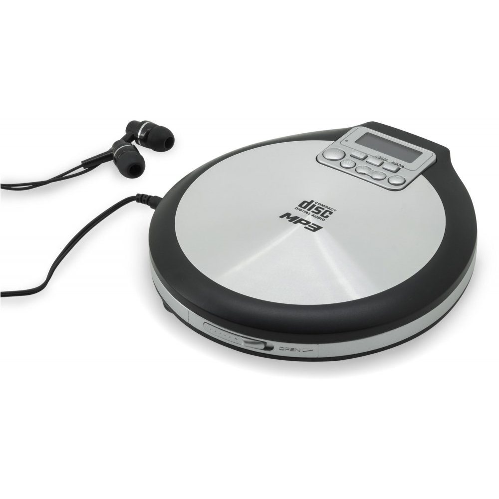 Soundmaster CD 9220 - CD-Player - silber/schwarz tragbarer CD-Player