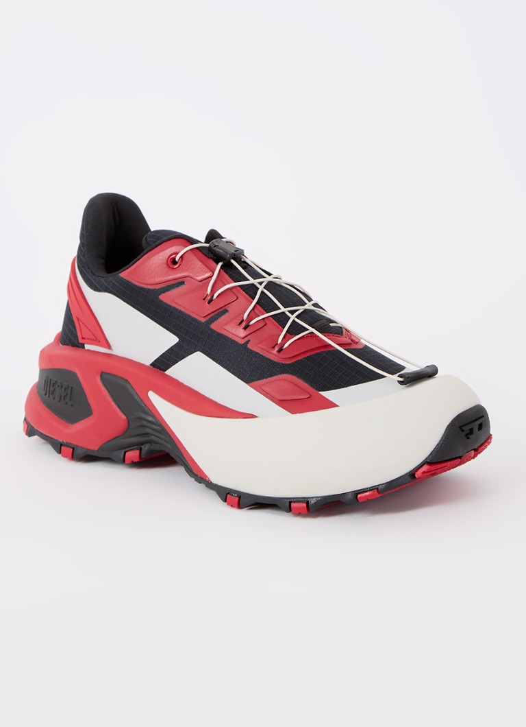Buty sportowe Diesel D-Cage Runner z detalami z siateczki