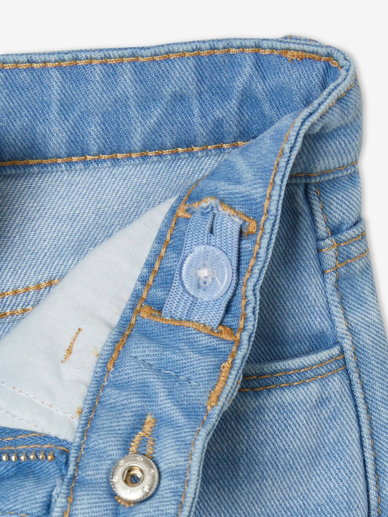 Vertbaudet Mädchen Jeansrock BASIC Oeko-Tex - blue stone