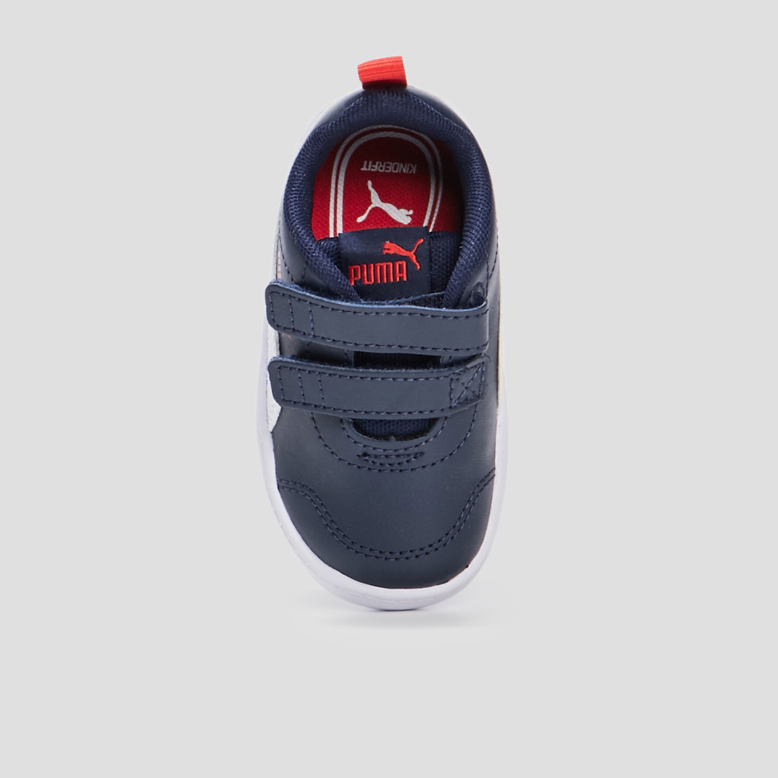 Tennis à scratchs Puma Courtflex bleu marine bébé garçon | La Halle