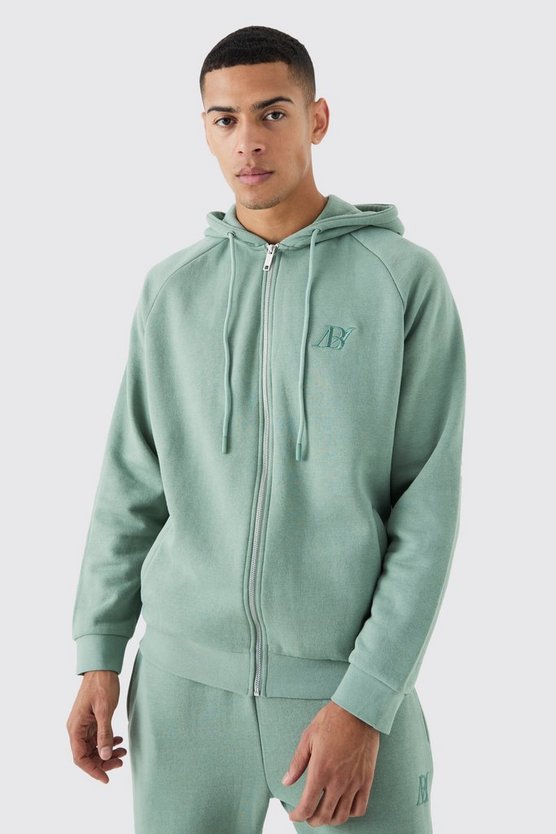 Basic Hoodie mit Reißverschluss