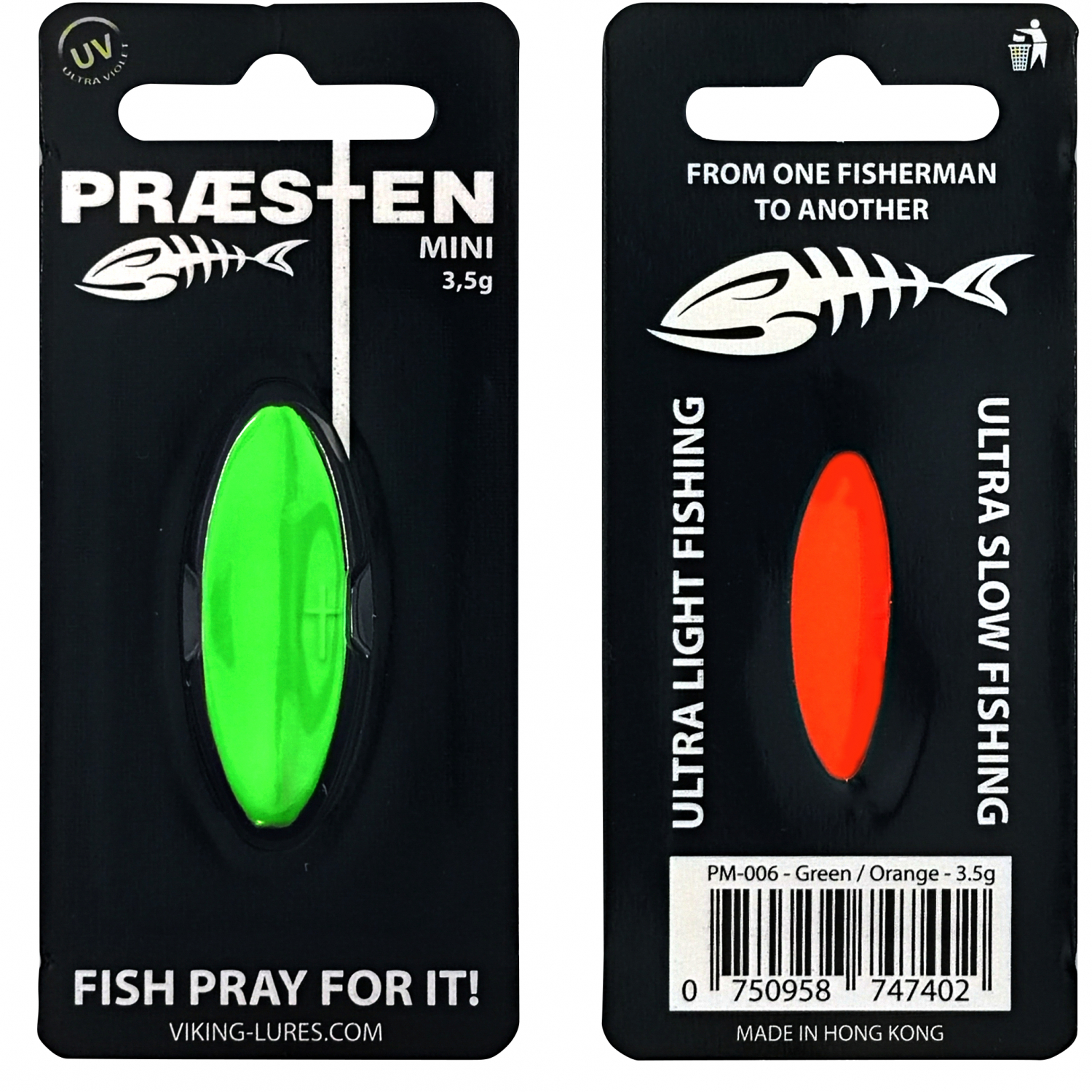 OGP Inlineköder Præsten Mini (Green/Orange)