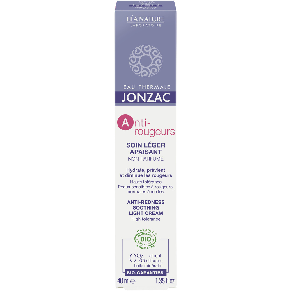 eau thermale jonzac Soin léger apaisant Crème visage