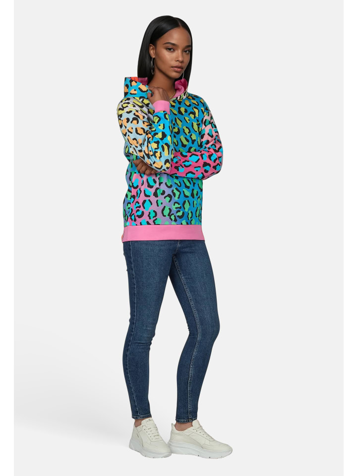 Salzhaut Hoodie TOI in Multicolor Verlauf günstig kaufen