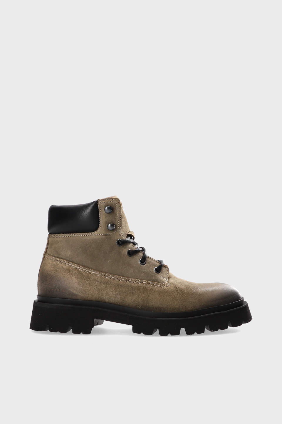 CPH171M waxed suede black/olive