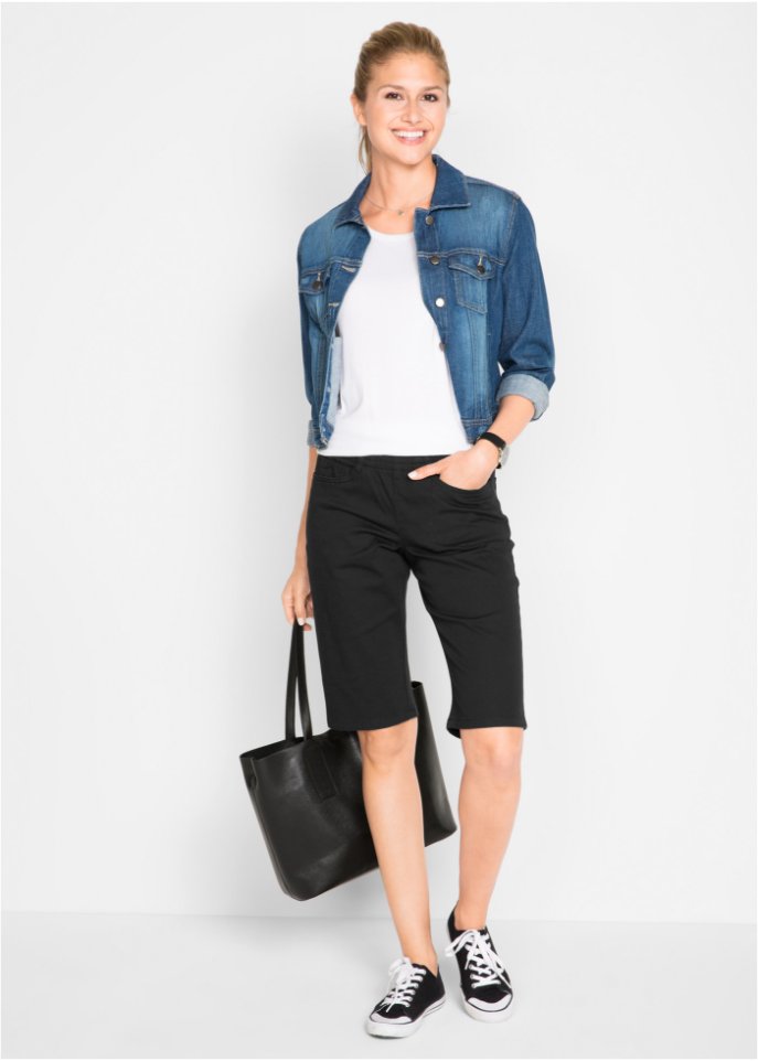 Stretch-Bermuda (2er Pack)