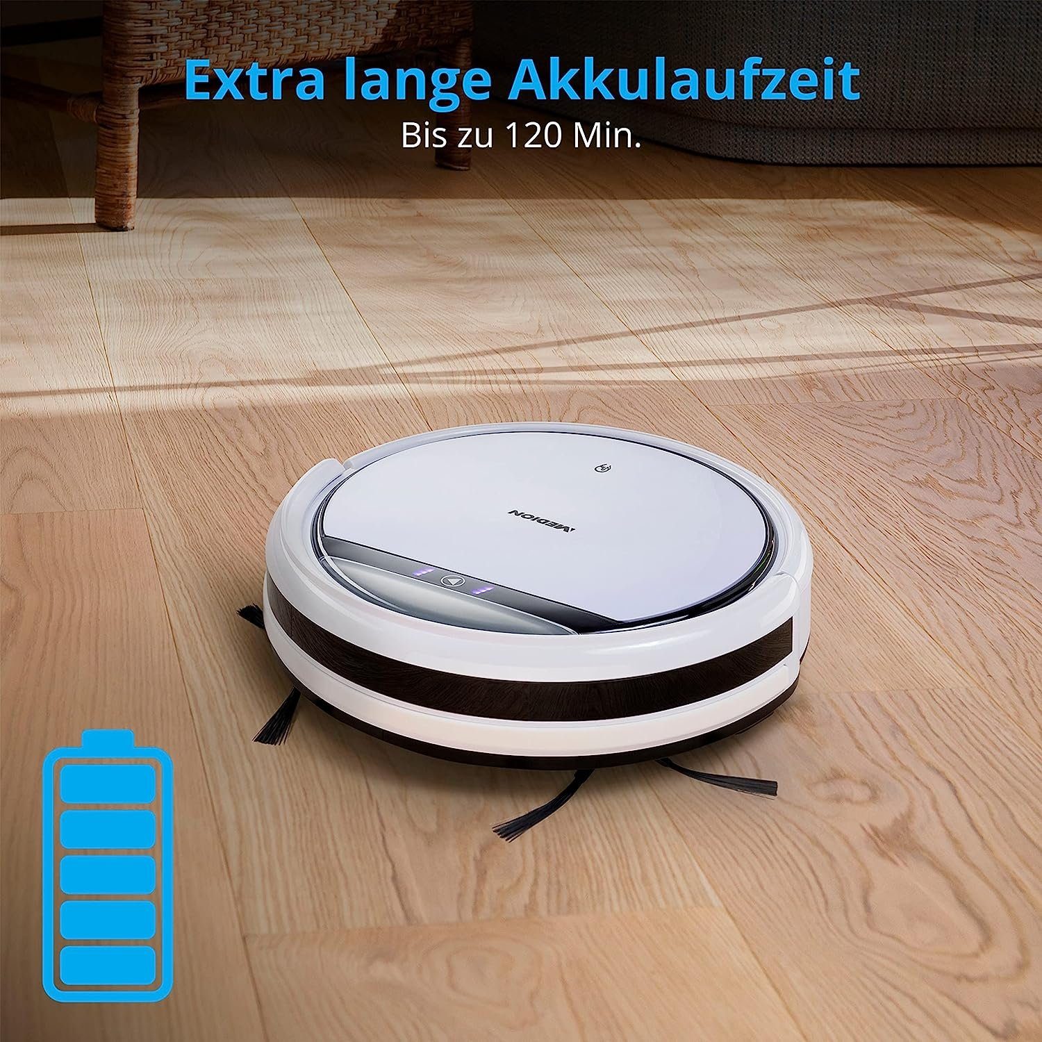 Medion® Saugroboter MEDION Saugroboter E32, Reinigung von Staub, Programmierfunktion
