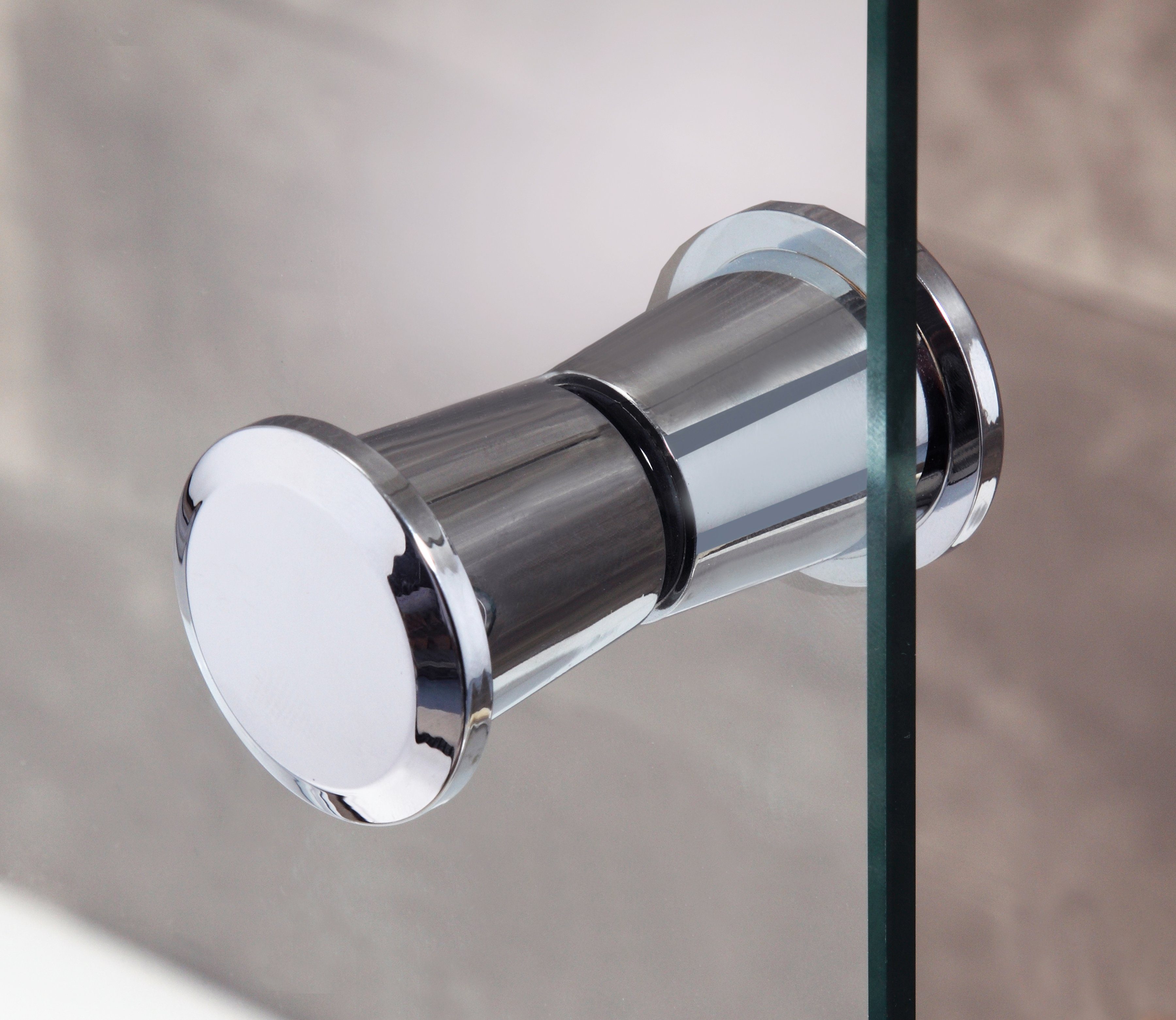 welltime Badewannenaufsatz Mauritius, Einscheibensicherheitsglas, (1 tlg), Duschwand mit Schiebetür, Spritzschutzwand für Badewannen