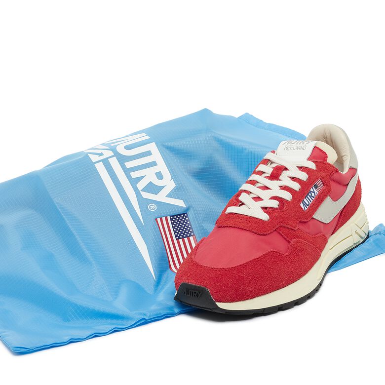 Autry Reelwind Low nylon/crack wht/red