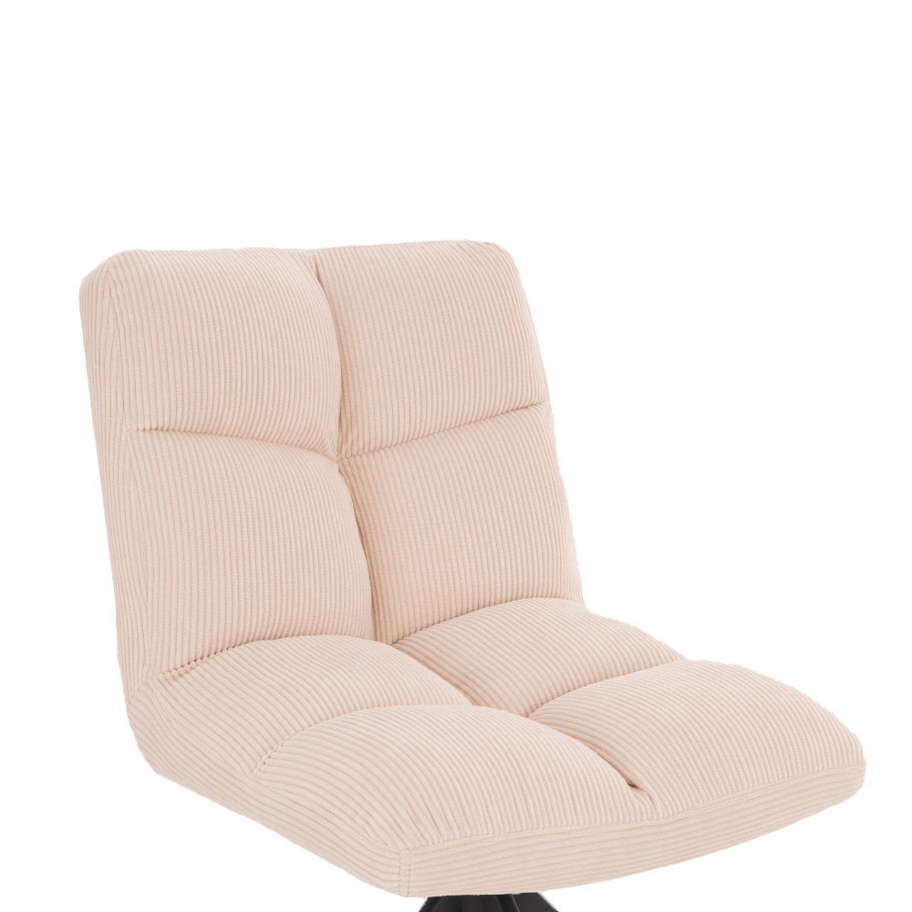 Home Deluxe Esszimmerstuhl drehbar 2er Set NODA – Cord Creme