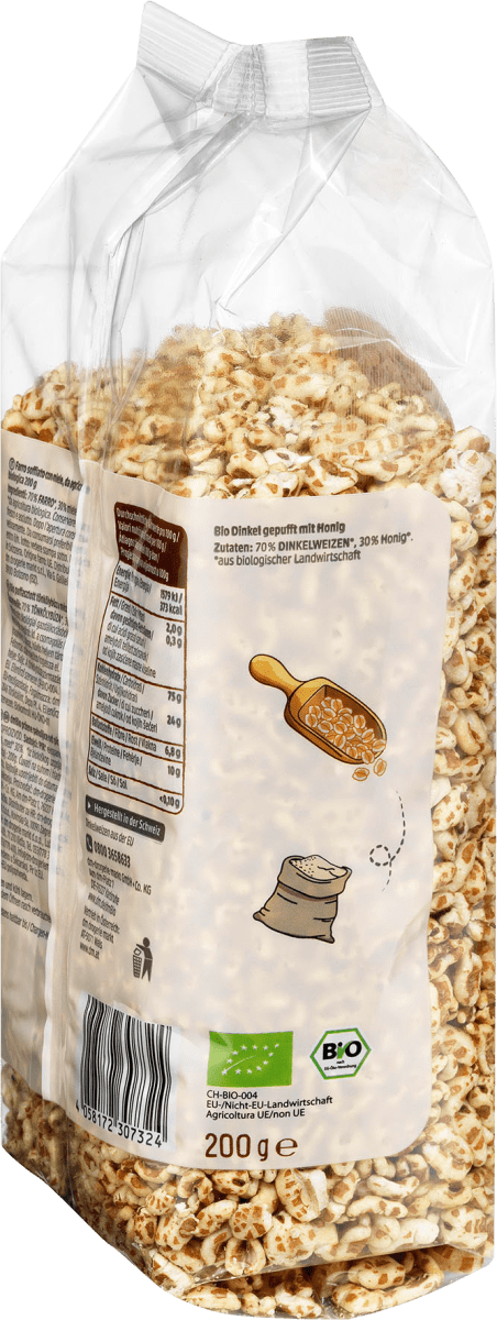 Dinkel, gepufft, 200 g