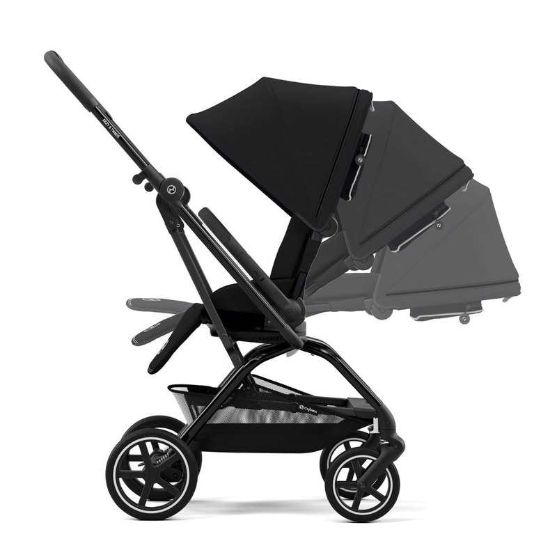 Poussette compacte Eezy Twist+ 2 Moon black châssis black Cybex