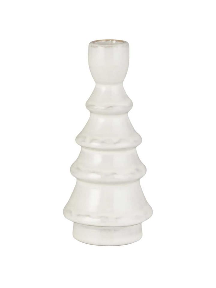 IB Laursen Kerzenhalter TANNENBAUM Weiß Keramik für 1 Kerze 16 cm günstig kaufen onesize