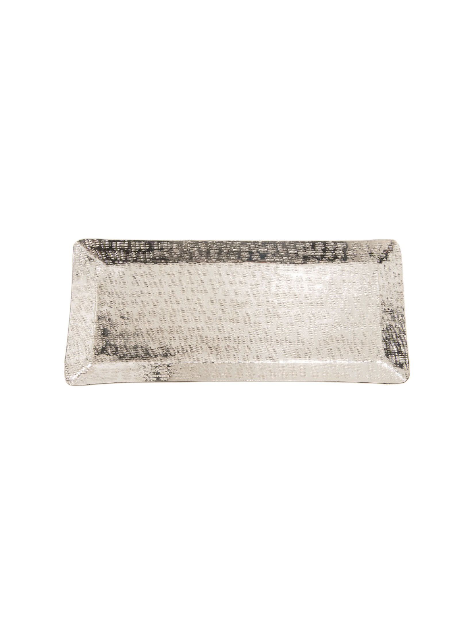 Silver Net Deko-Tablett, Silber