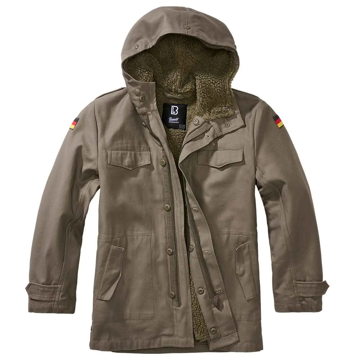 Kinder BW Parka oliv