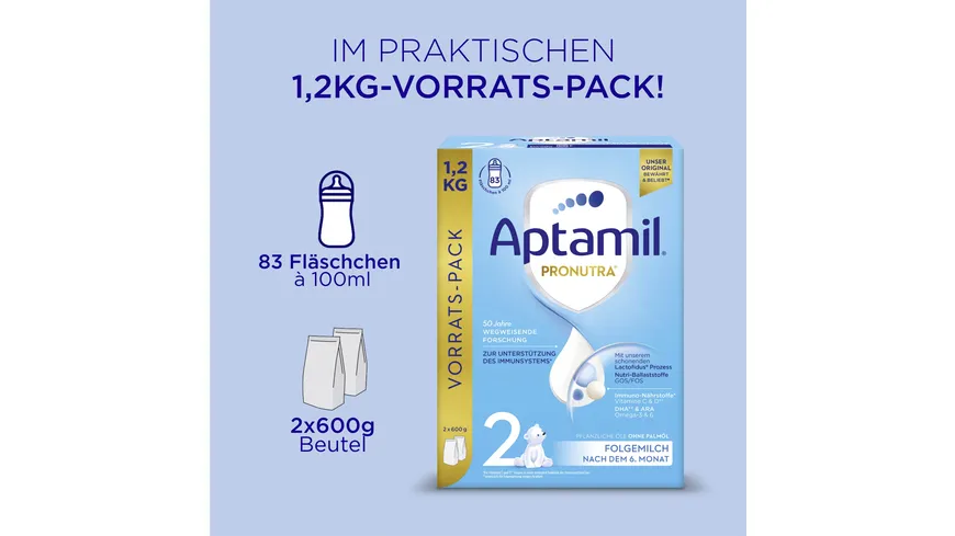 Aptamil Pronutra 2 Vorratspack 1200 g