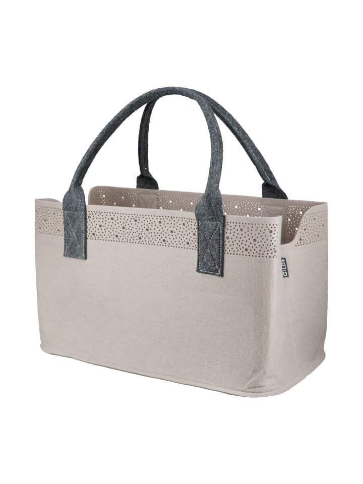GMD Living Filztasche BORDÜRE in Beige günstig kaufen onesize
