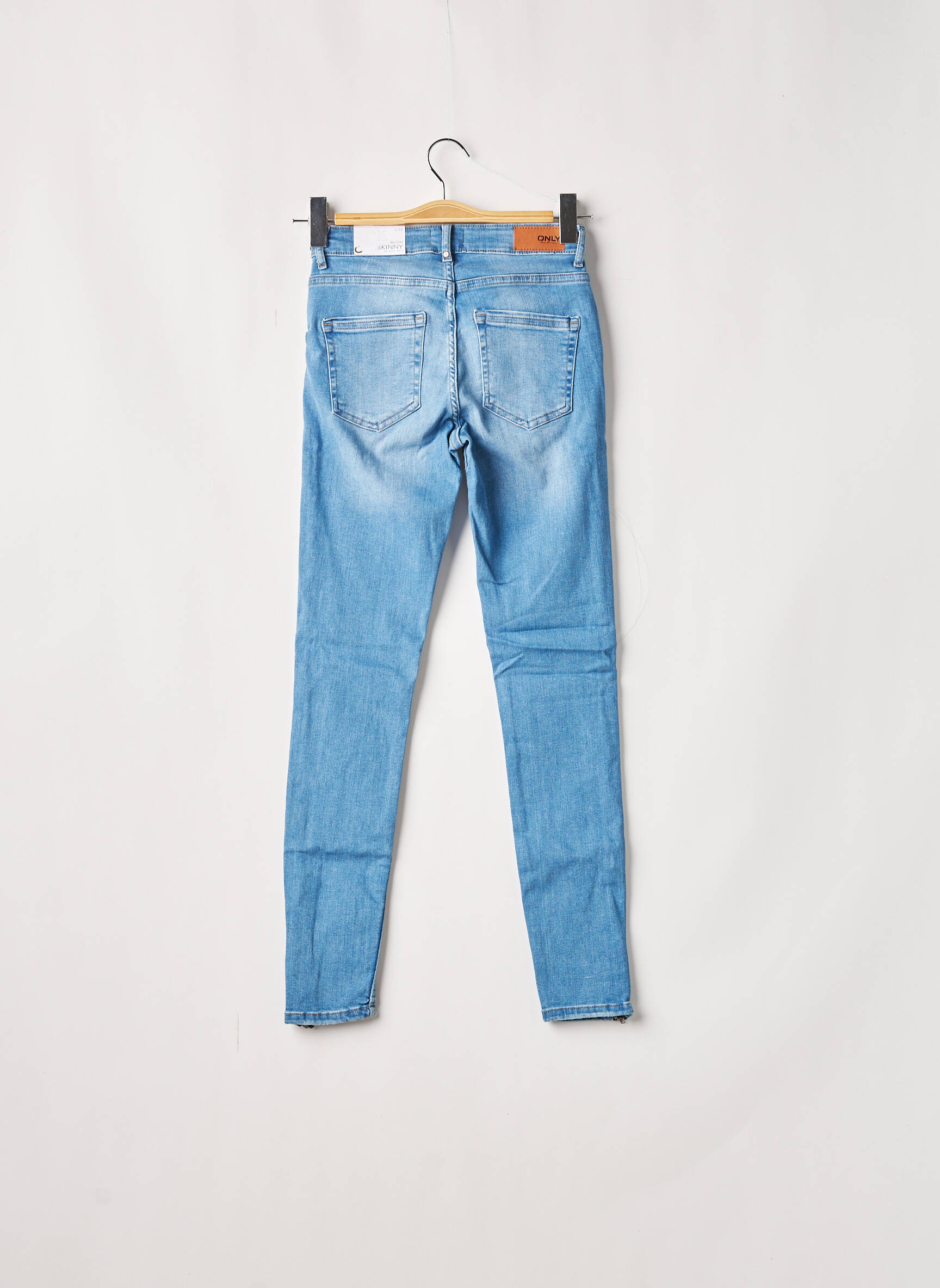 Only Jeans Skinny Femme couleur bleu