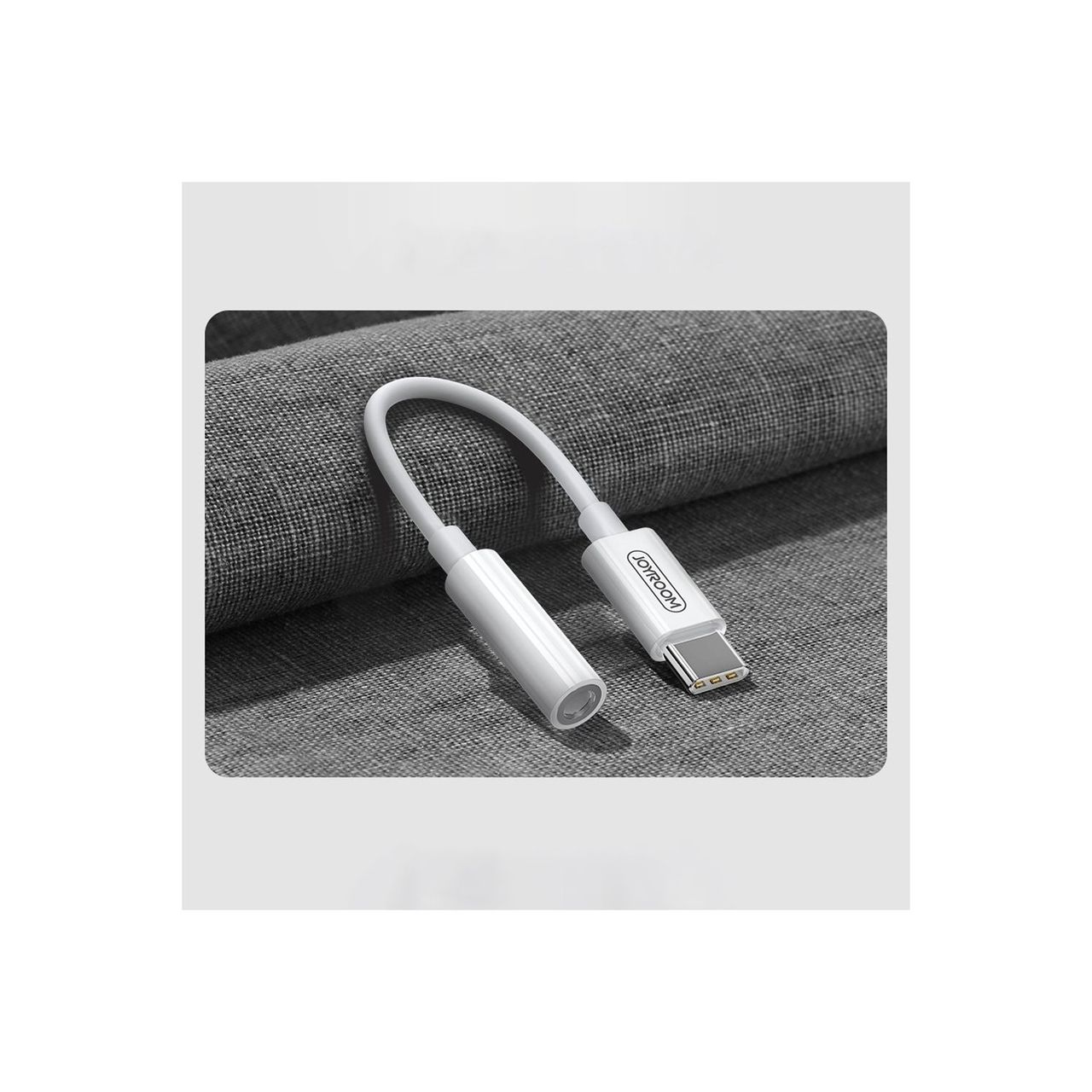 Joyroom 3,5mm Jack Minibuchse auf Typ-C ( USB-C ) Kabel Adapter Kopfhöreradapter kompatibel