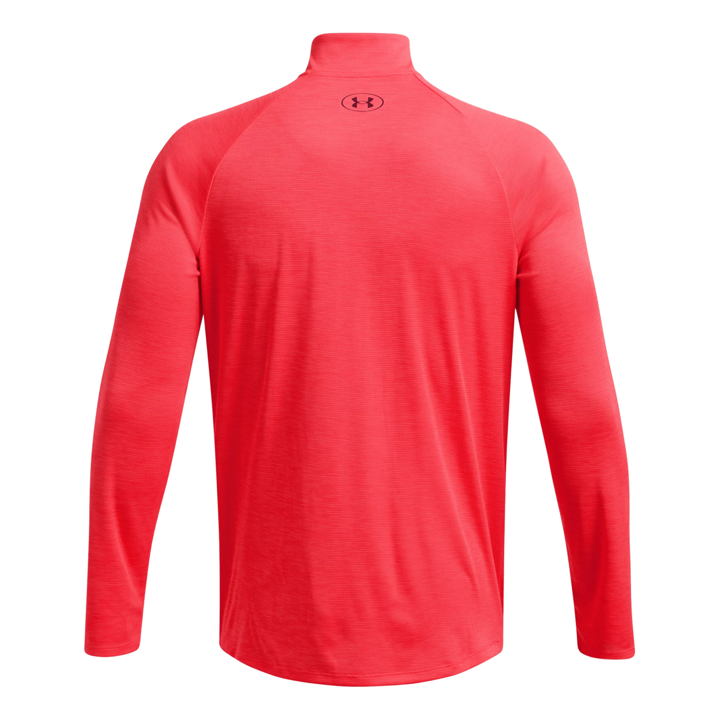 Tech Textured 1/2 Zip Longsleeve Herren - Rot