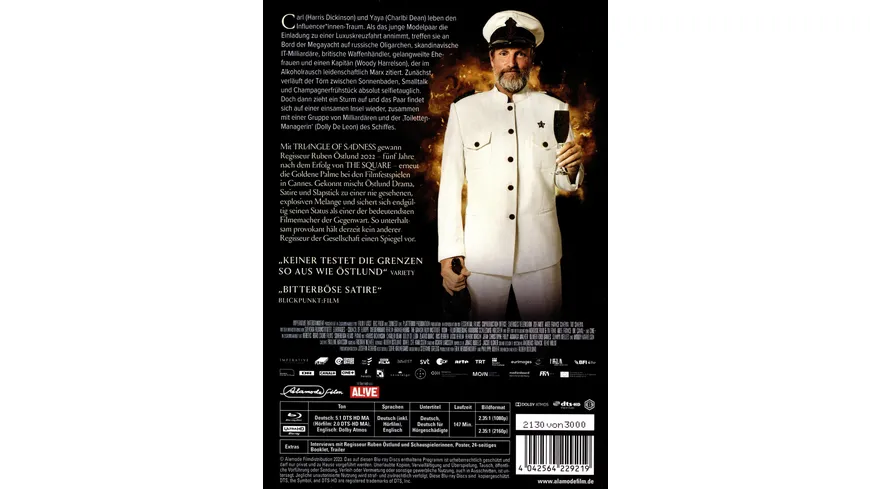 Triangle of Sadness - 2-Disc Limited Collector's Edition im Mediabook (UHD-Blu-ray + Blu-ray)