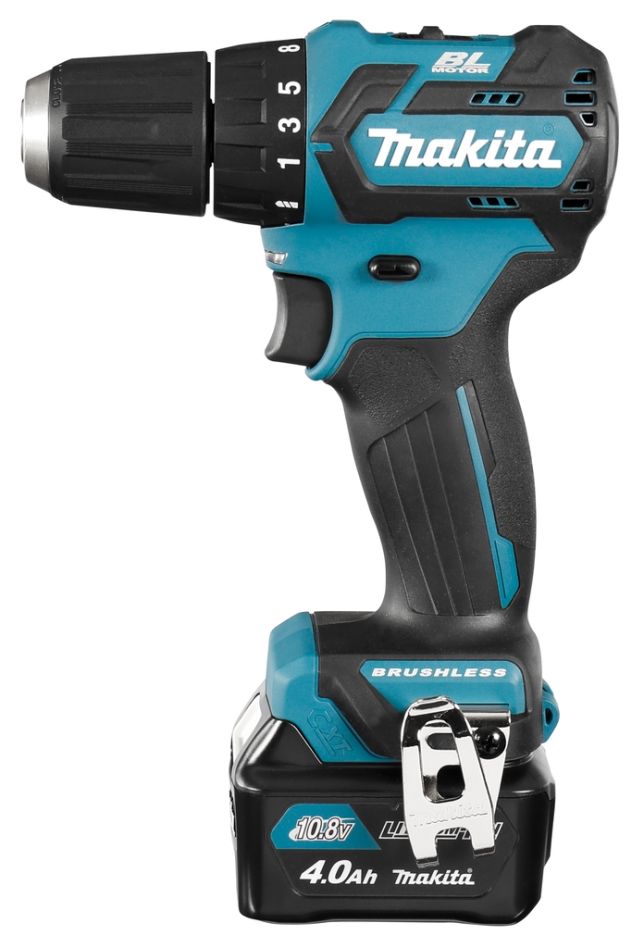Furadeira/parafusadeira Makita DF332DSMJ 10,8 Volts 4,0 Ah Li-ion sem escovas em caixa M
