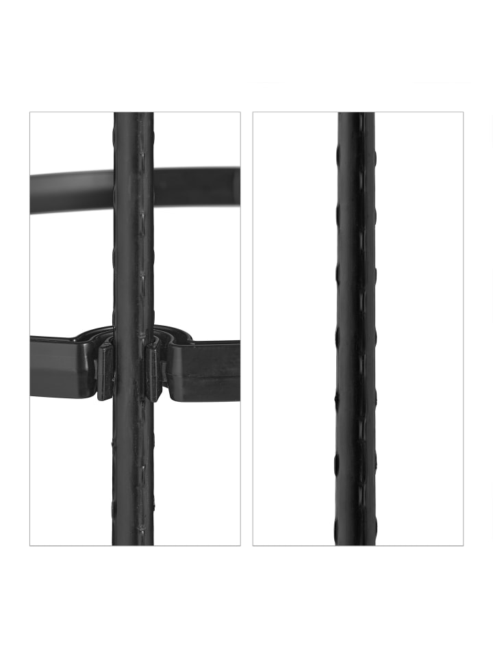relaxdays 2 x Rankhilfe in Schwarz - (H)85 x Ø 25 cm günstig kaufen onesize