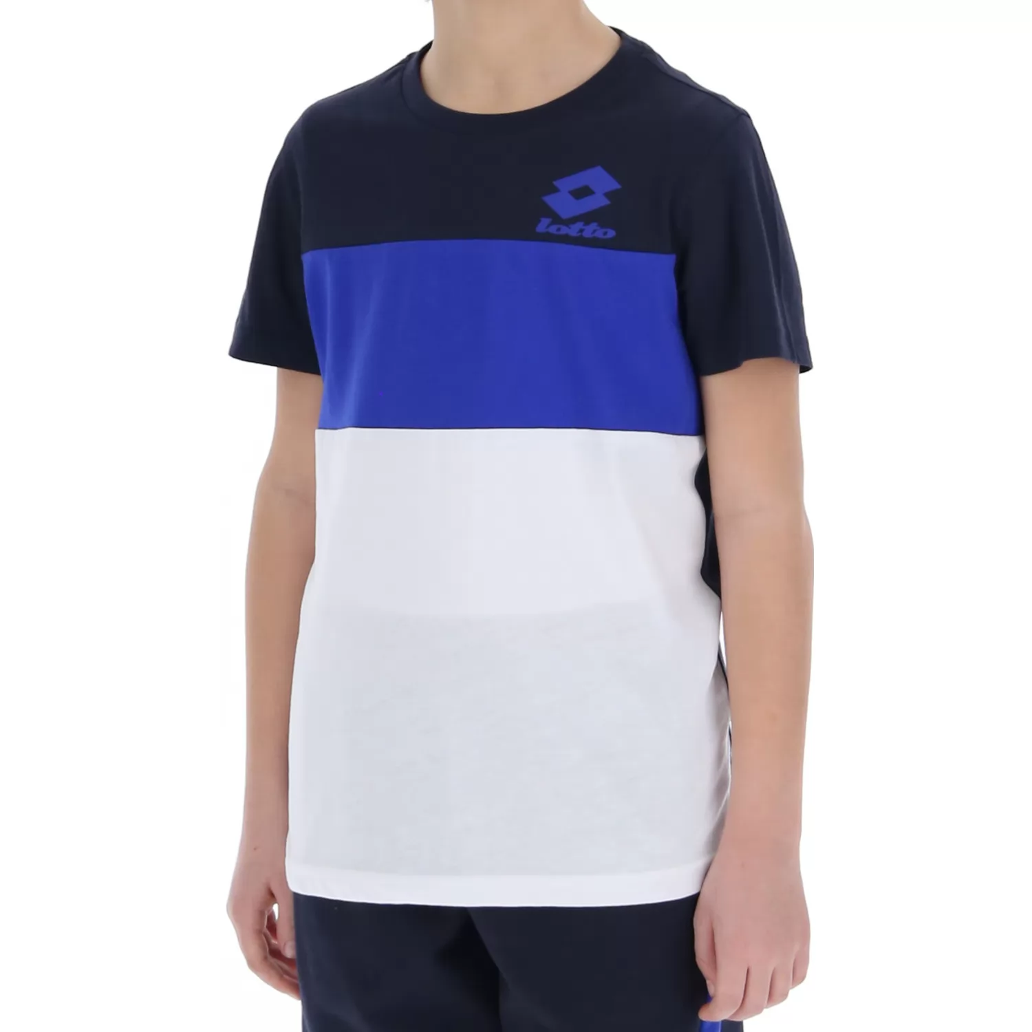 Tričko Athletica B III JS tmavě modrá/jasně bílá