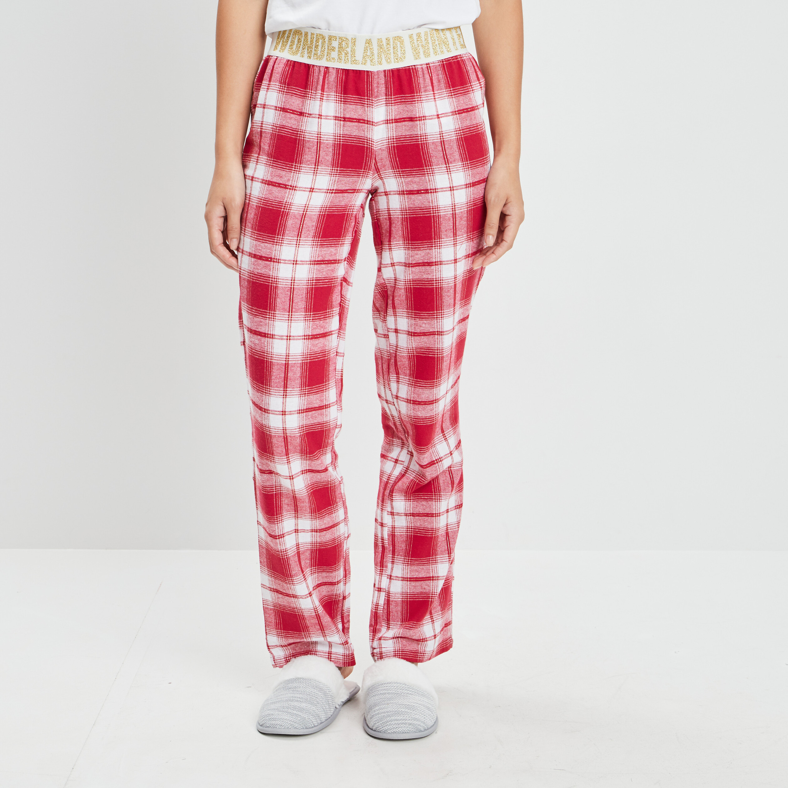 Pantalon de pyjama rouge femme | La Halle
