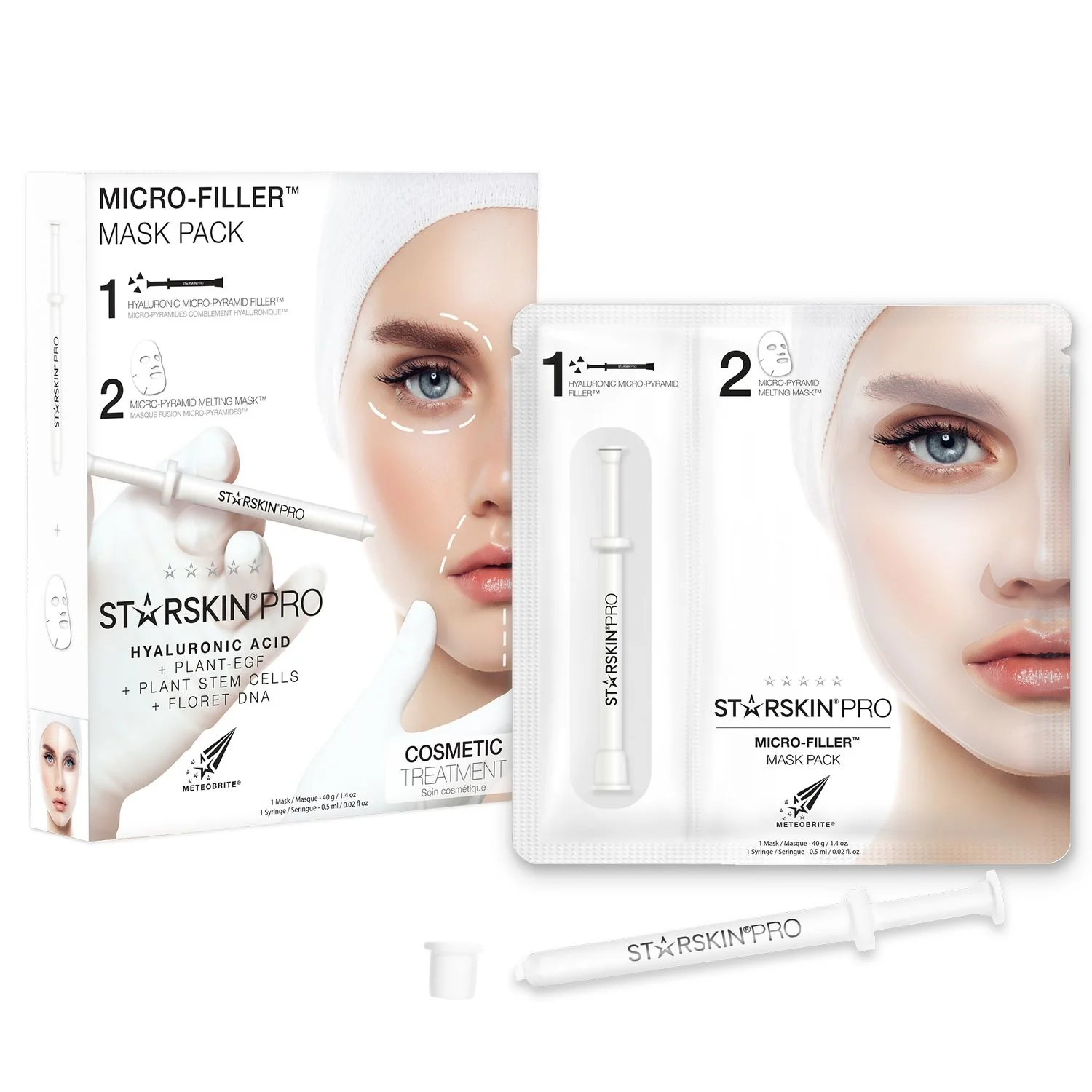 PRO PRO Micro-Fller™ paket maski - Maska za lice protiv starenja