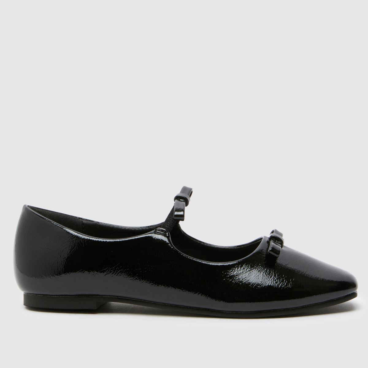 Schuh fekete holdmasni balerina lányka junior cipők