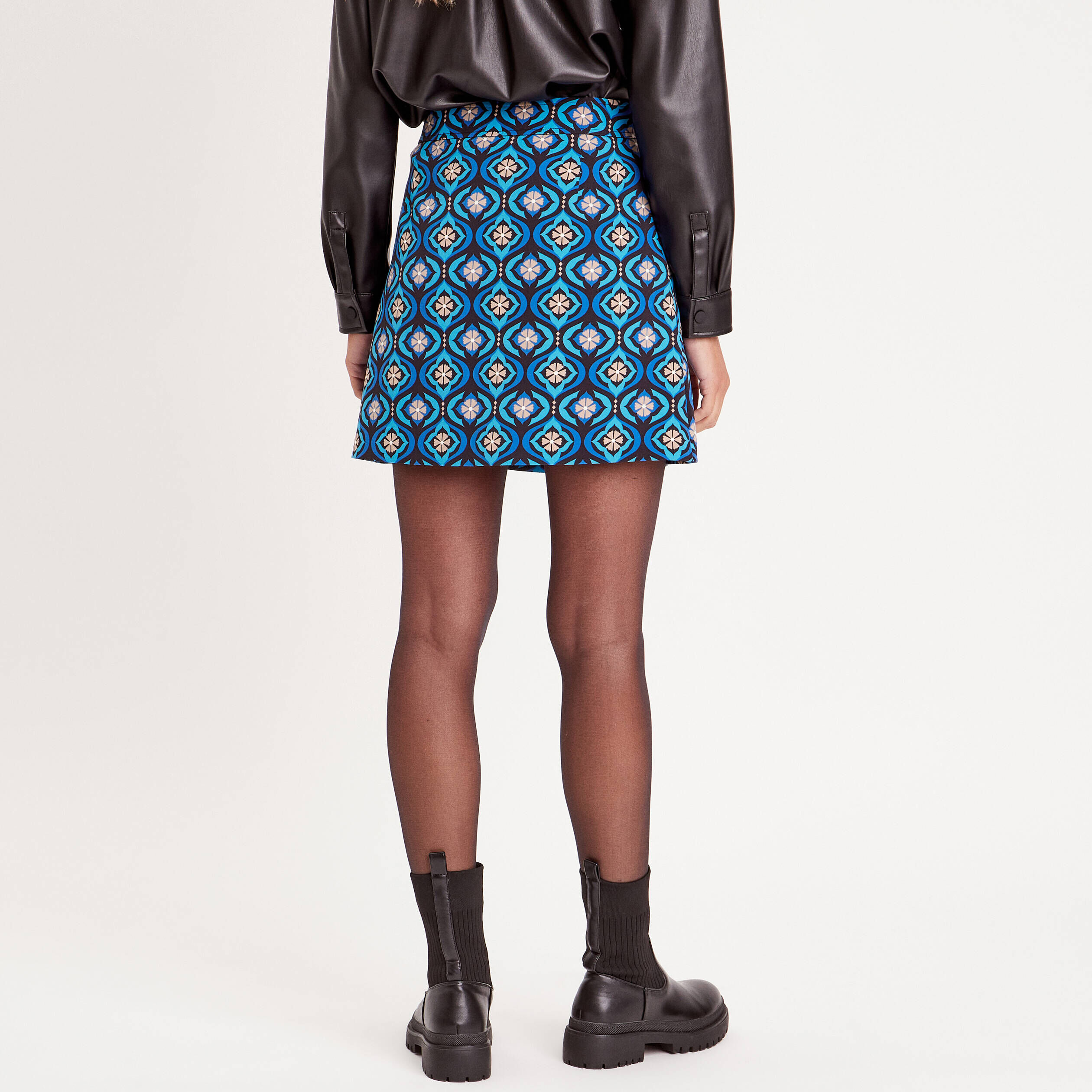 Jupe droite noir femme | Cache Cache