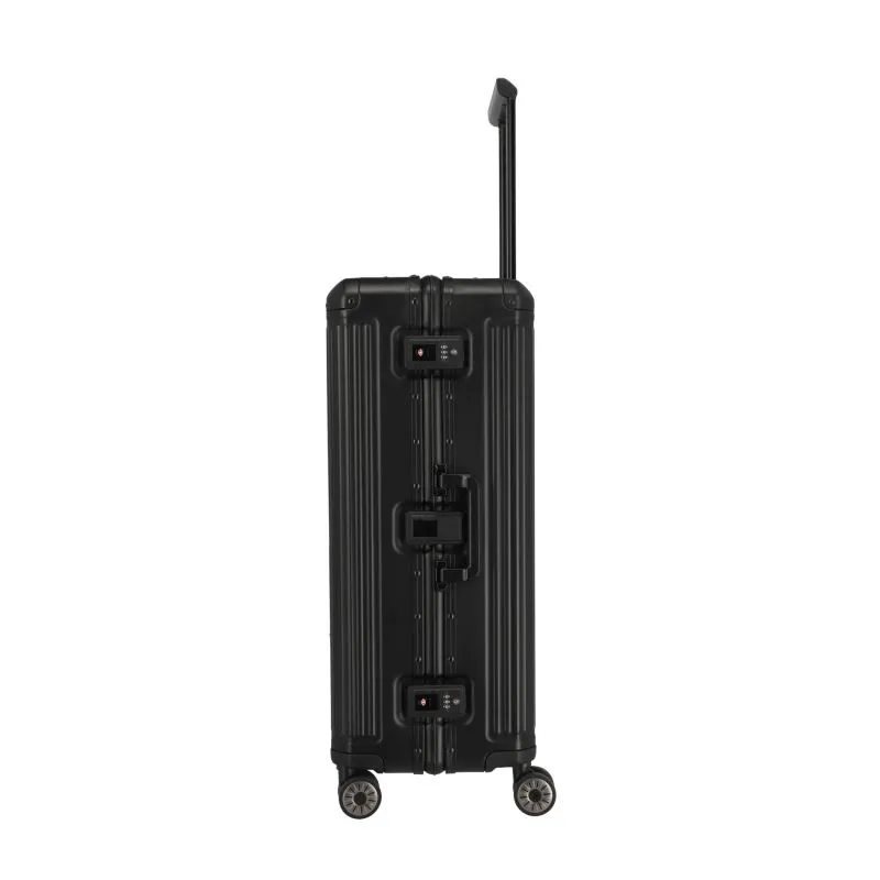 Travelite NEXT Trolley L mit 4 Rollen (77cm) - Schwarz