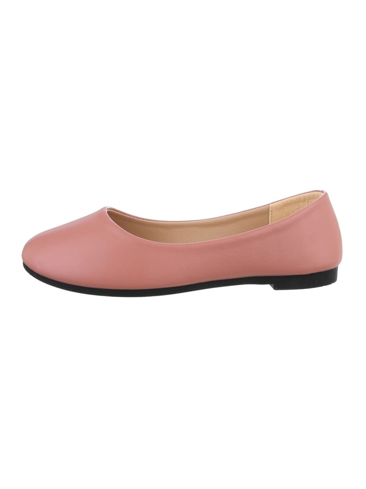 Ital-Design Ballerina in Altrosa günstig kaufen