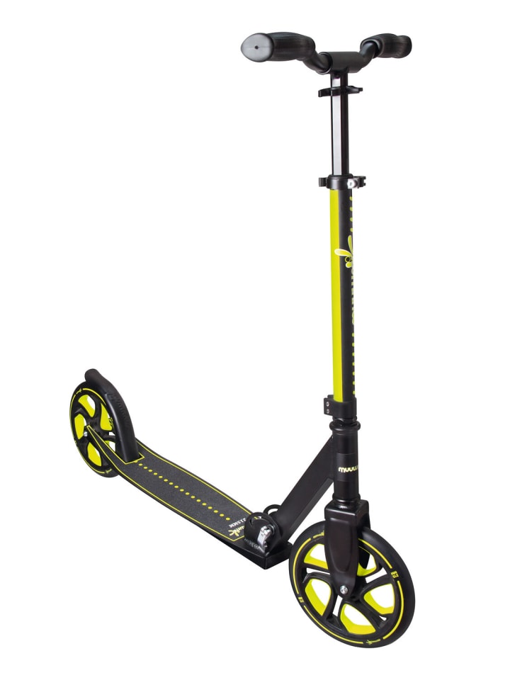 authentic Muuwmi Aluminium Scooter Pro 215 mm - Farbe: Schwarz - Lime günstig kaufen onesize