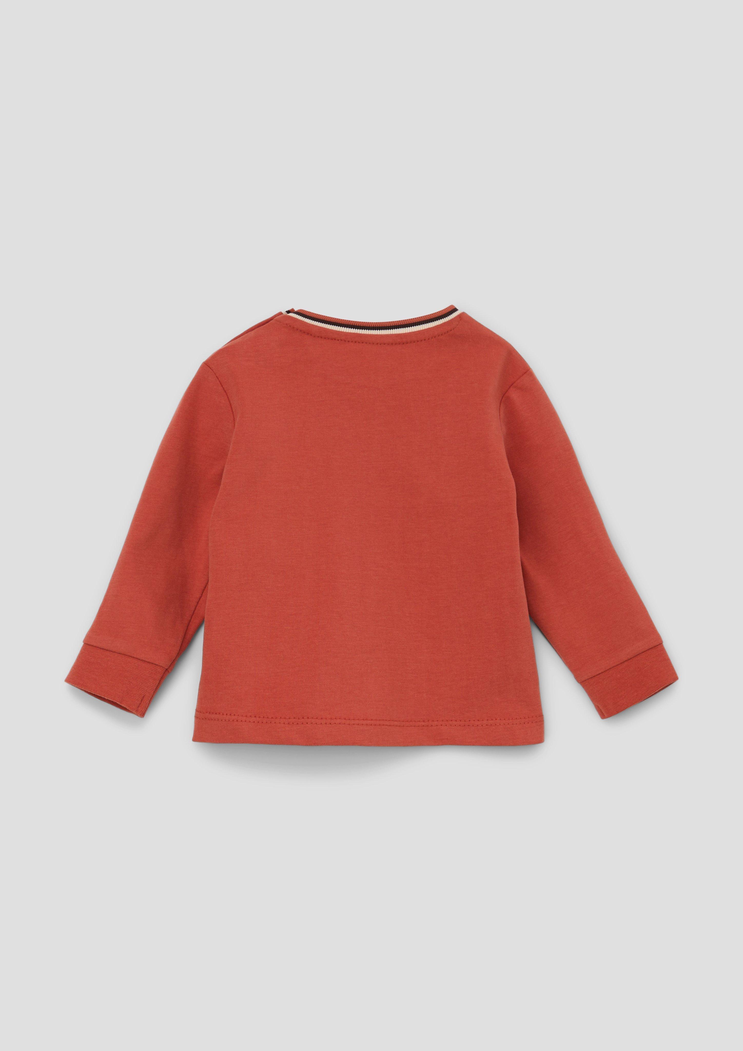 Longsleeve mit Ringelkragen  2133955-2764