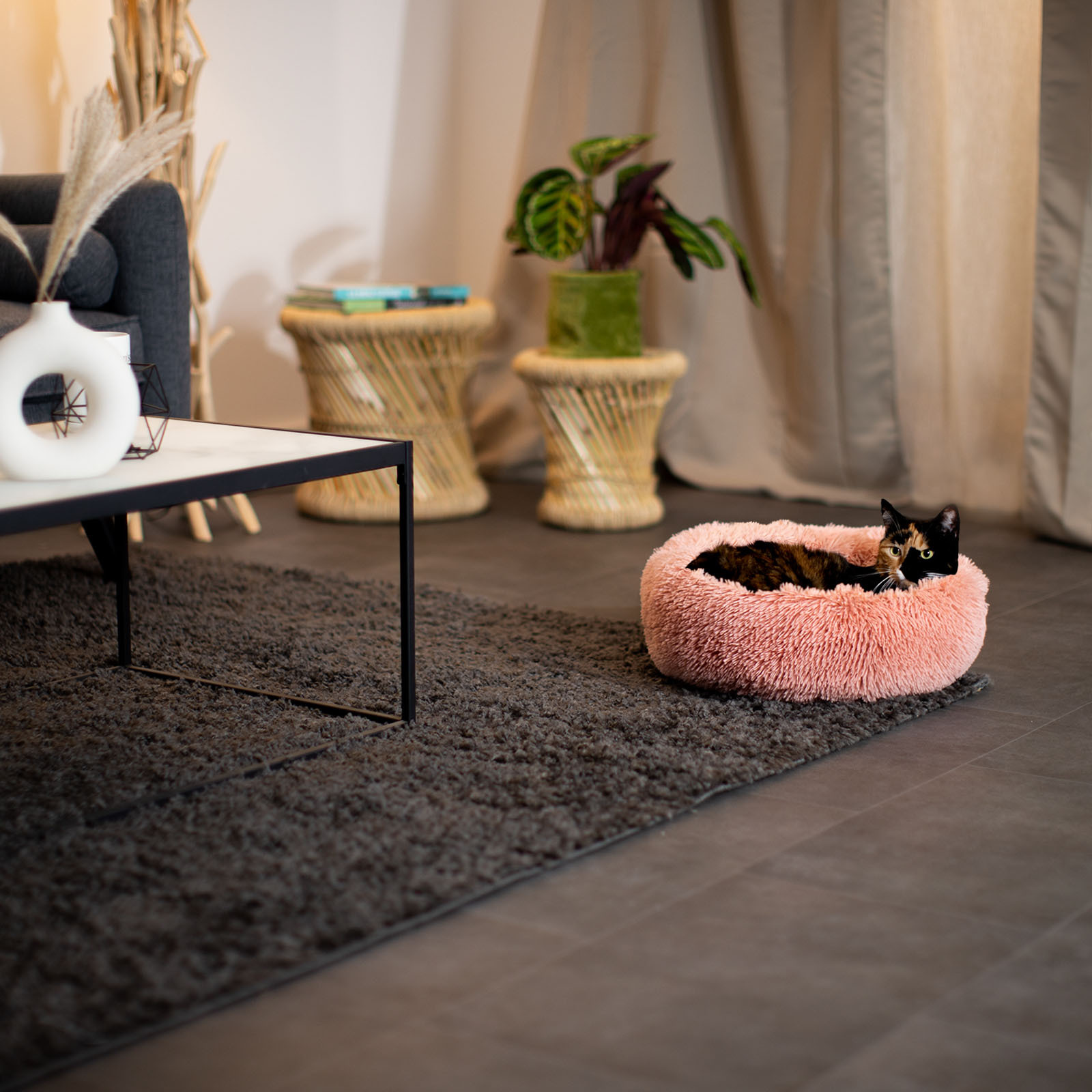 Lionto Hundebetten Lionto Donutbett rosa S