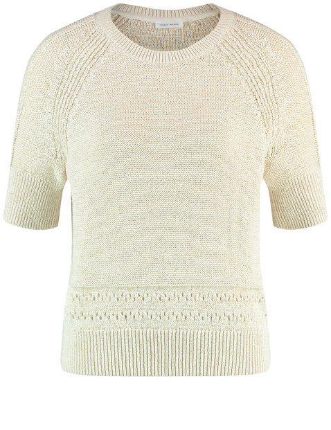 Kurzarmpullover aus Sommerstrick