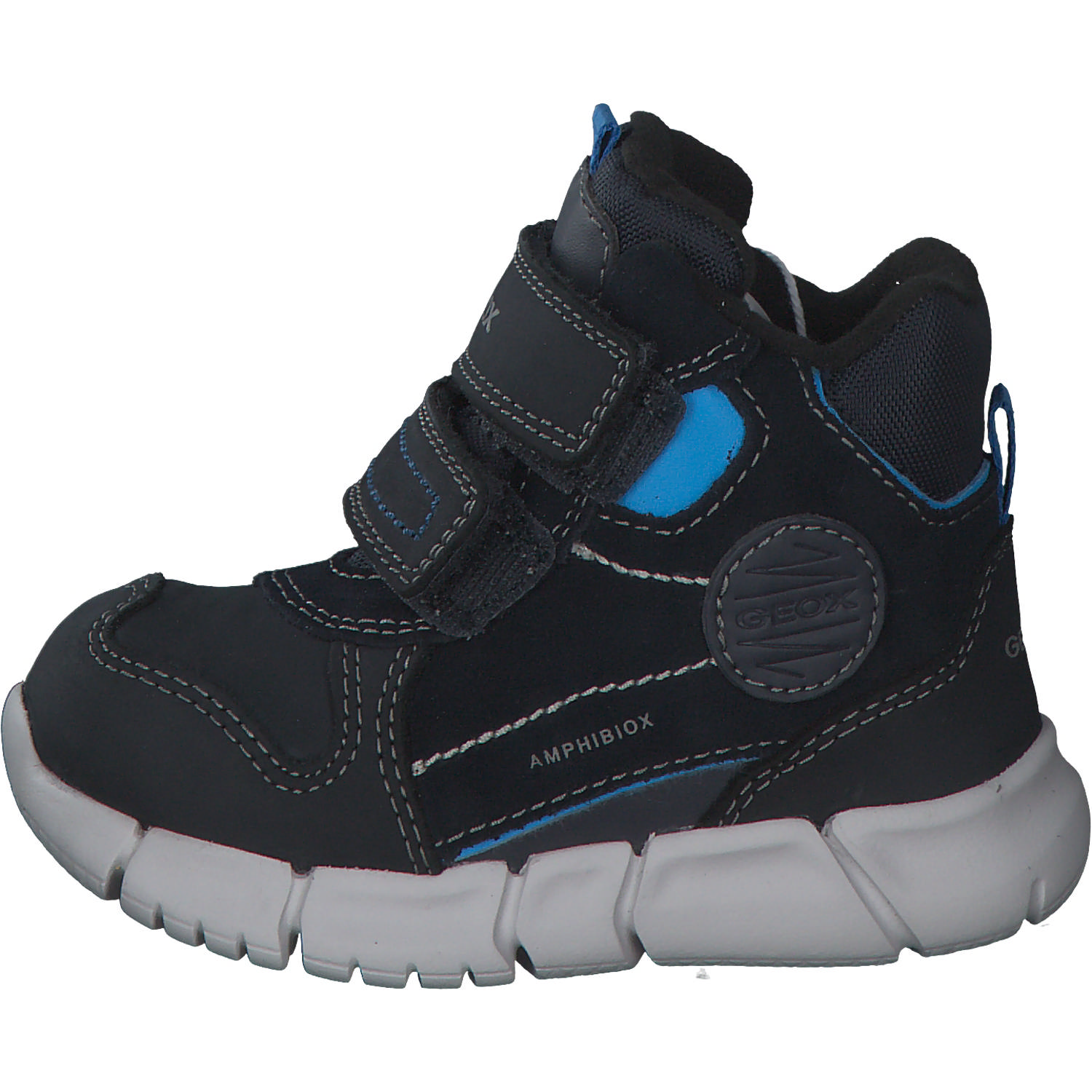 Geox B163PA, Stiefeletten (Kinder), Kinder, Navy/Sky Blue