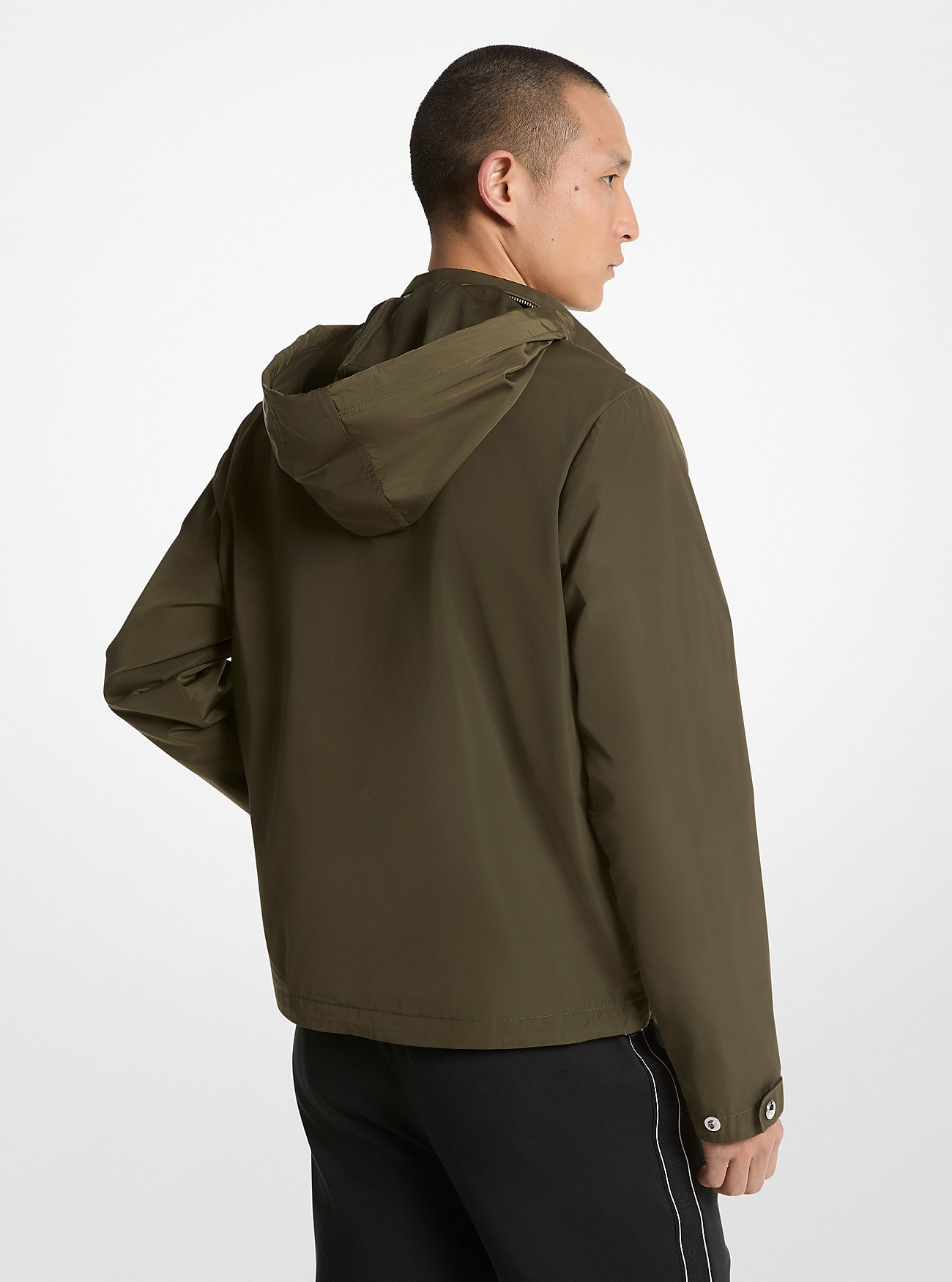 Woven Windbreaker Jacket - IVY