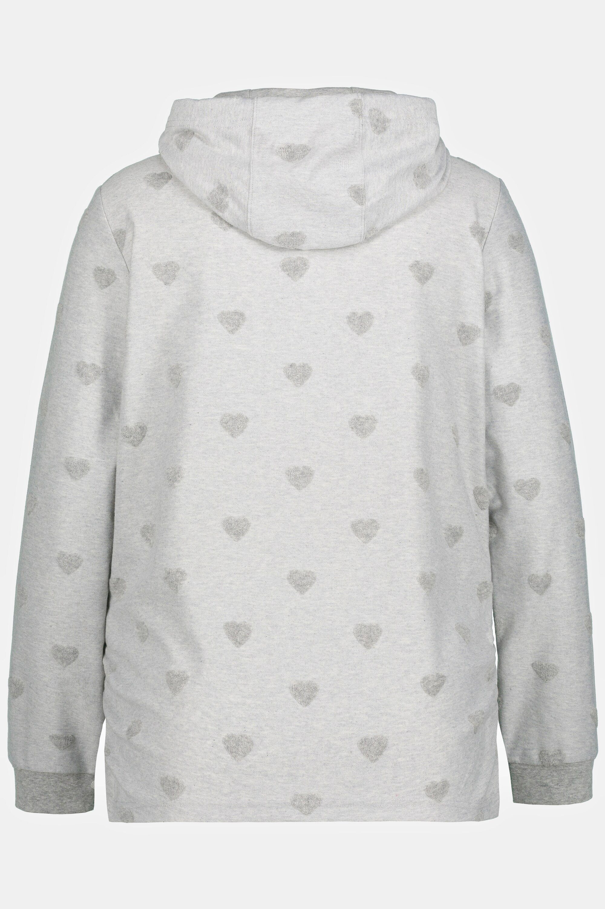 Ulla Popken Umstandssweatshirt Bellieva Hoodie Kapuze Langarm