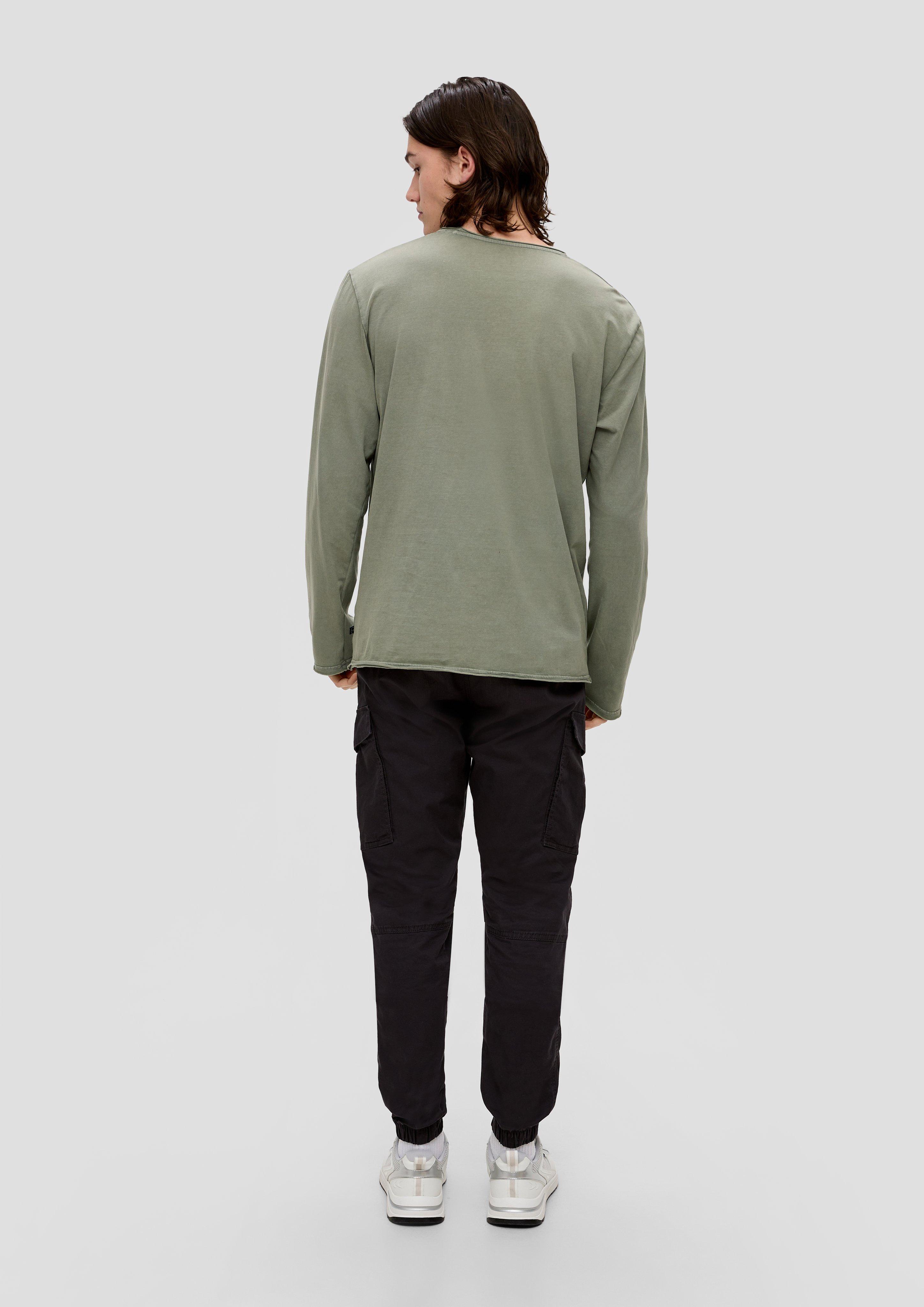 Longsleeve mit Rollsäumen  2140715-7380