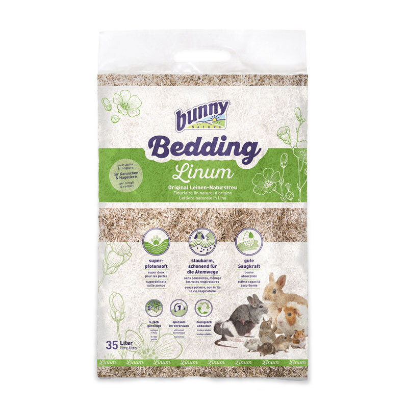 Bunny Streu & Stroh Bunny Bedding Linum 2x35 l
