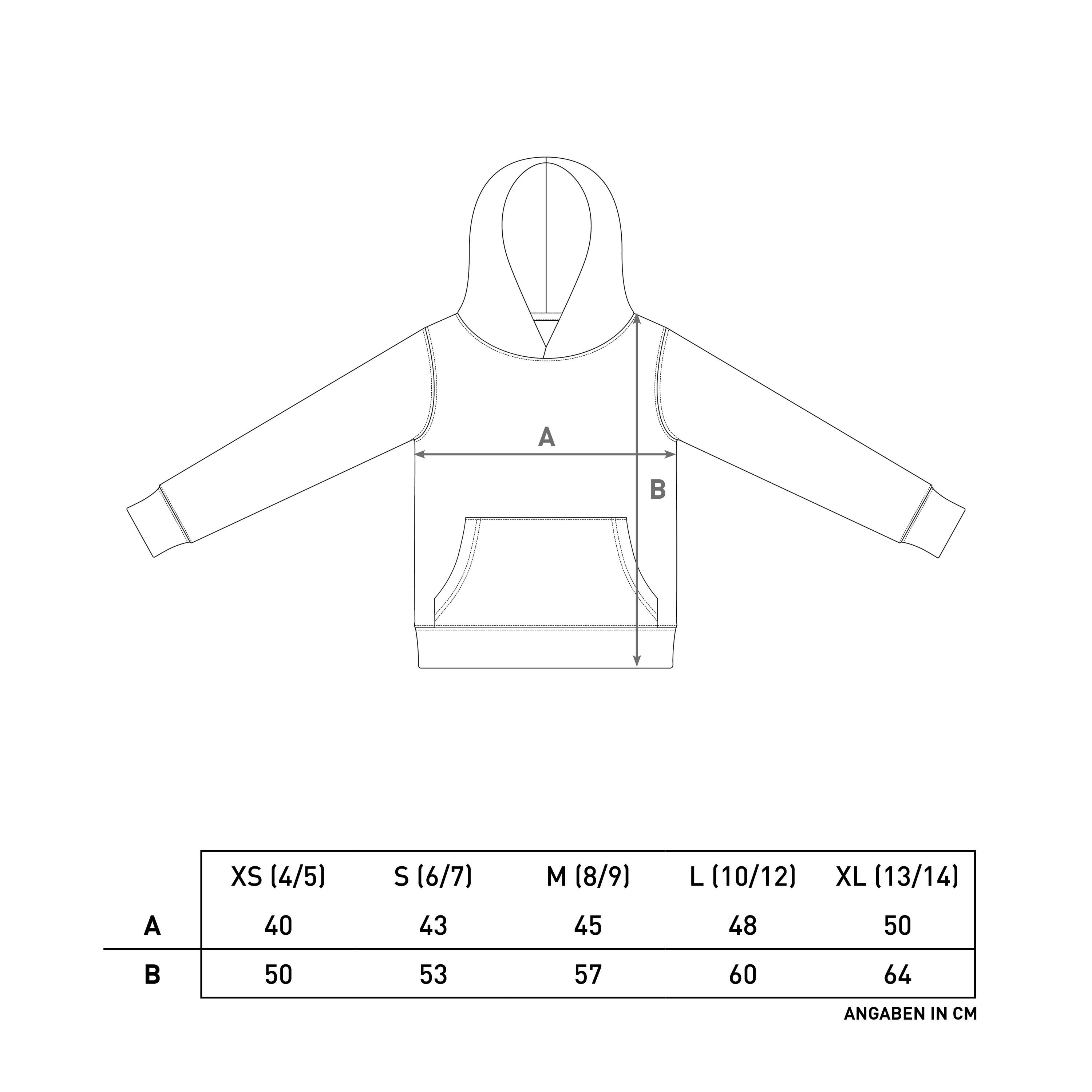 Kinder Kapuzensweater 1953 schwarz