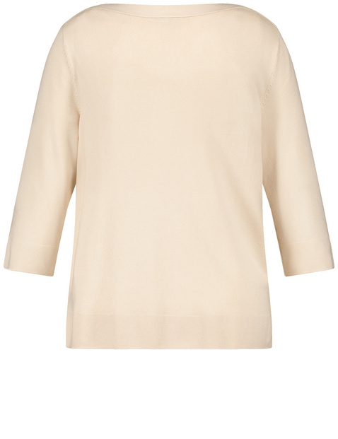 3/4 Arm Pullover mit Seitenschlitzen