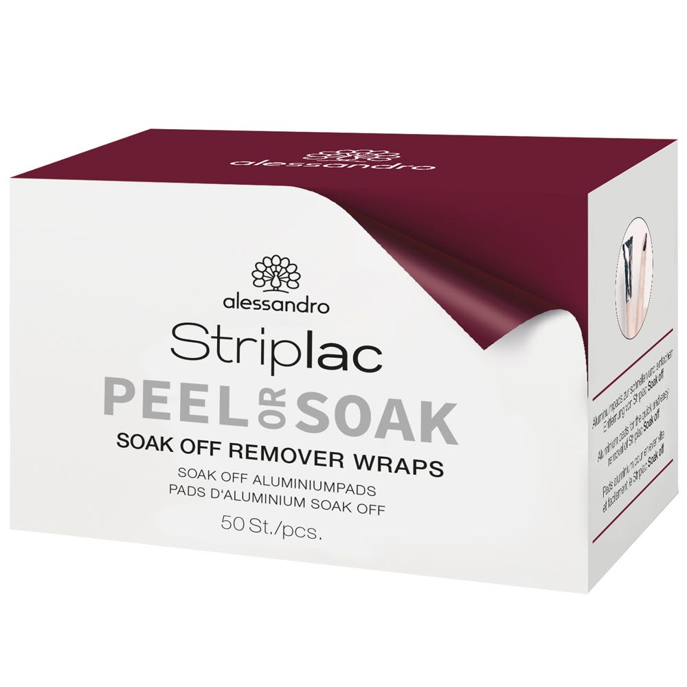 Alessandro Striplac ST2 Soak off Remover Wraps 50 Stk.
