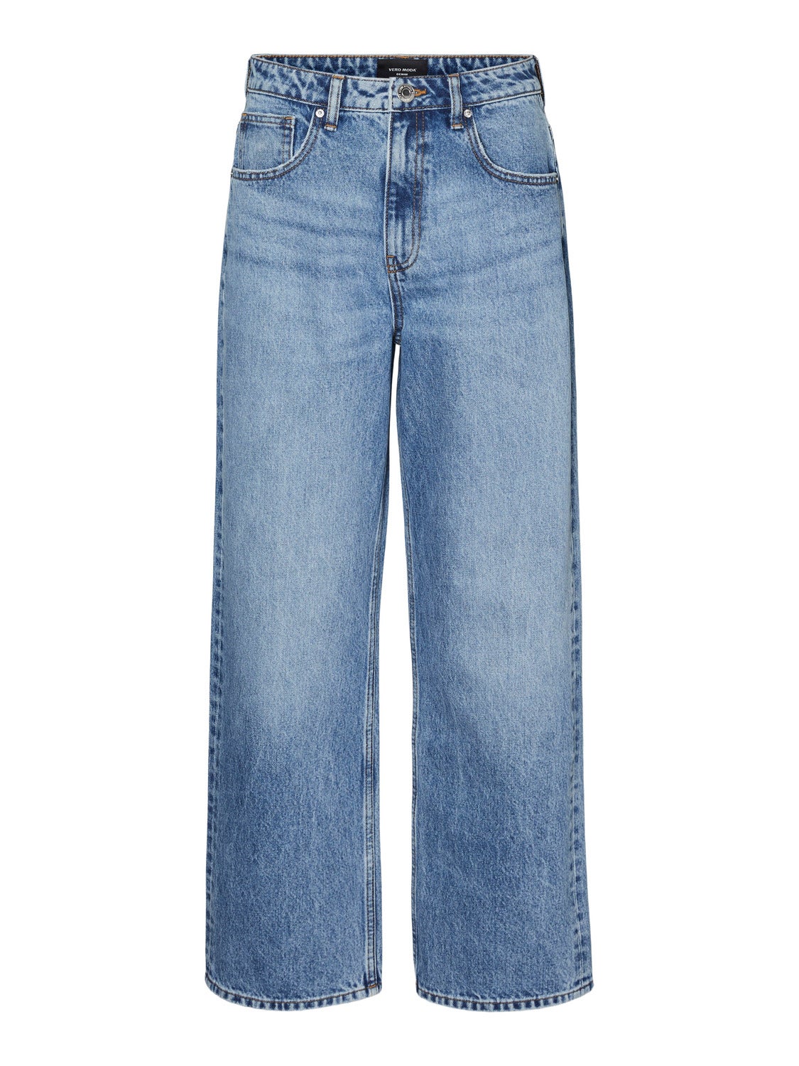 VMRYLEE Hohe Taille Gerade geschnitten Jeans