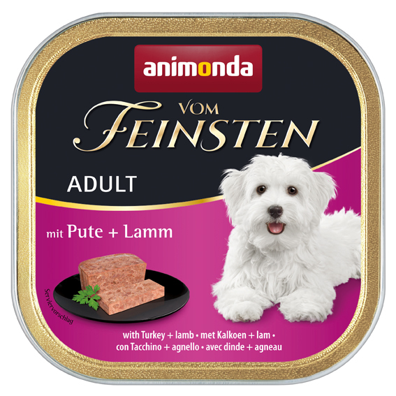 Animonda Hundenassfutter Animonda Vom Feinsten Adult 22x150g Pute & Lamm