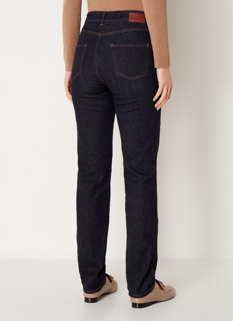 Jean Rosner Audrey taille haute coupe slim, délavage coloré