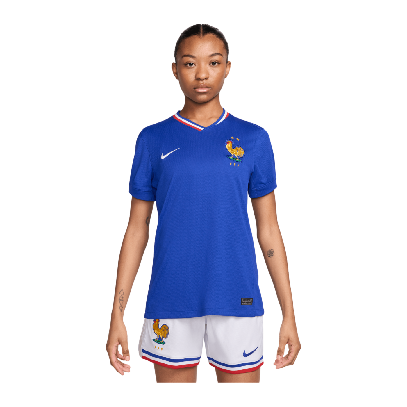 Nike Frankreich Trikot Home EM 2024 Damen Blau F452